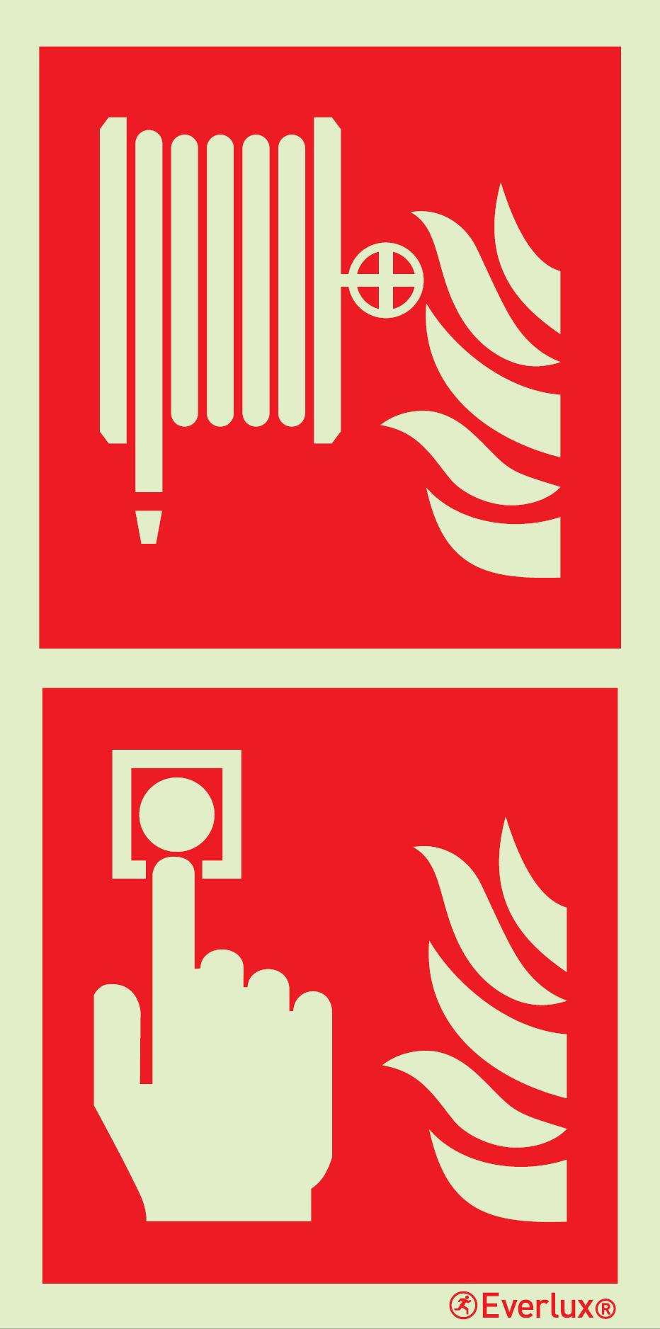 Brandschutzzeichen Kombinations Schilder