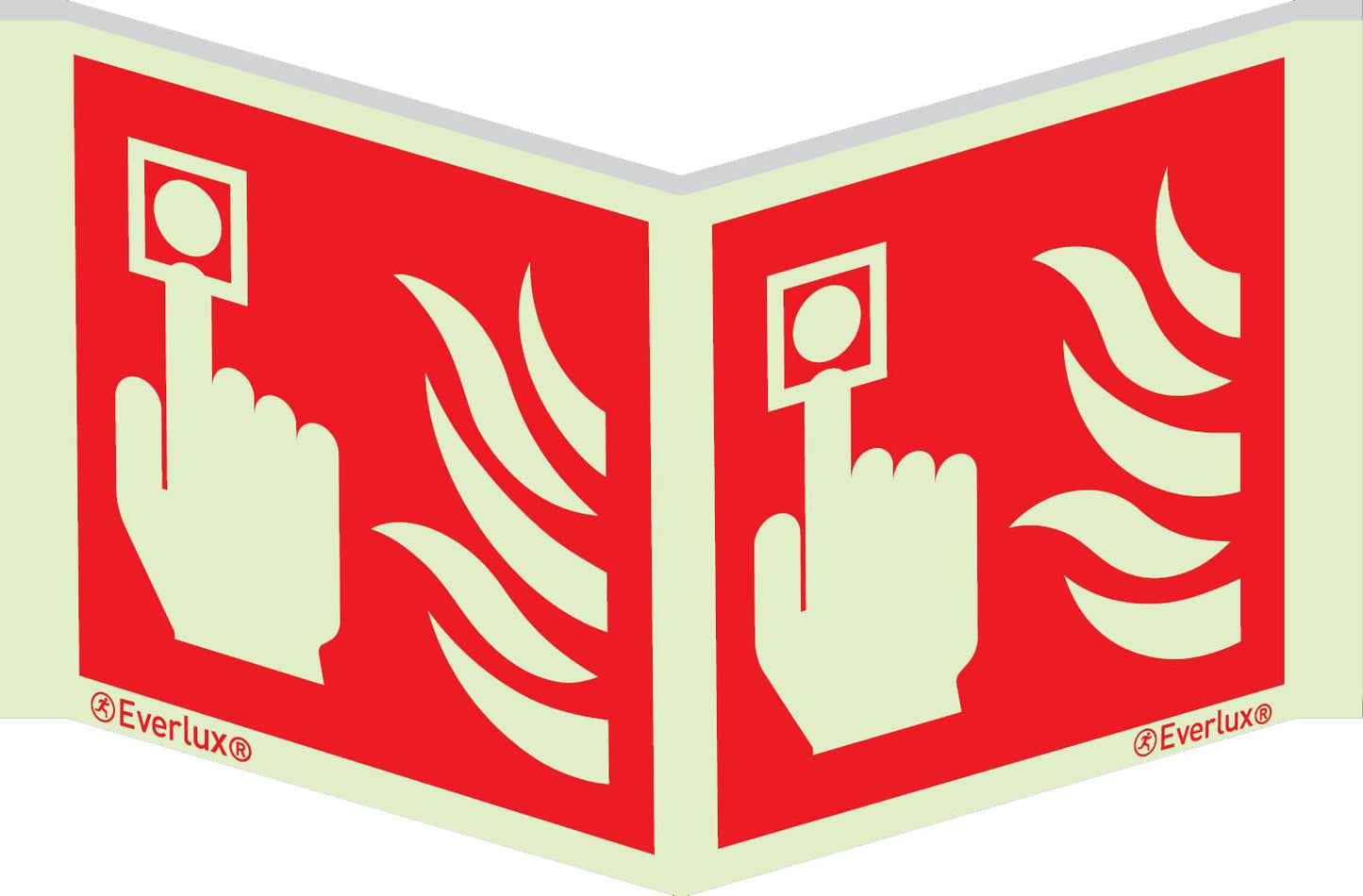 Winkelschild Handalarmtaster