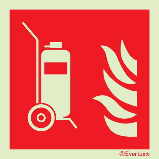 Brandschutzzeichen Fahrbare Feuerlöscher ISO 7010