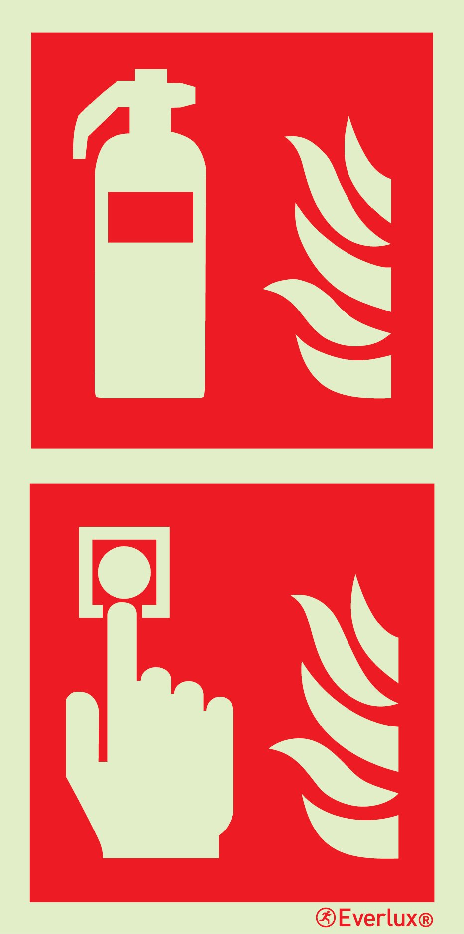 Brandschutzzeichen Kombinations Schilder