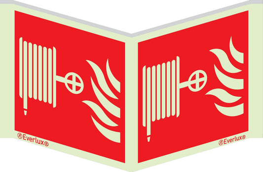 Winkelschild Löschschlauch