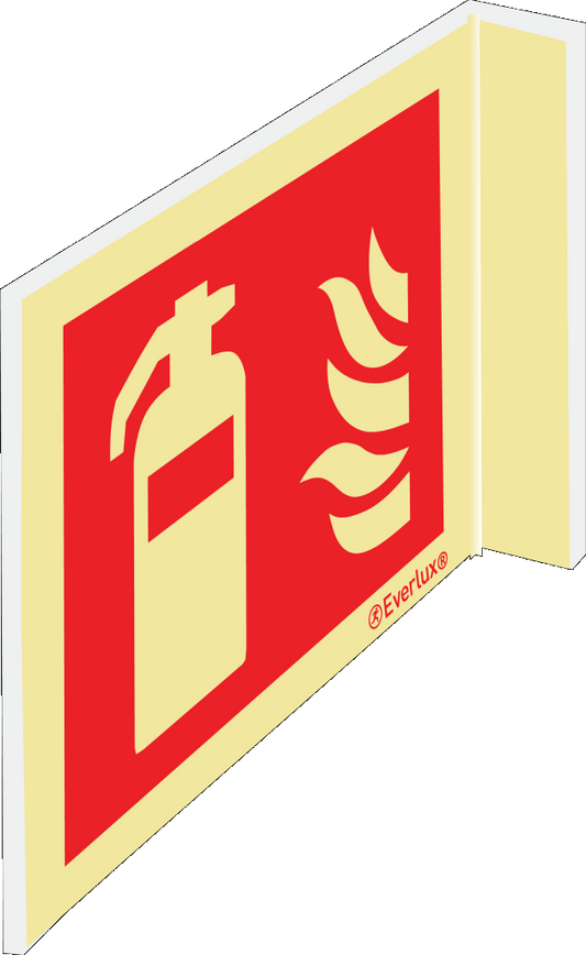 Fahnenschild Feuerlöscher