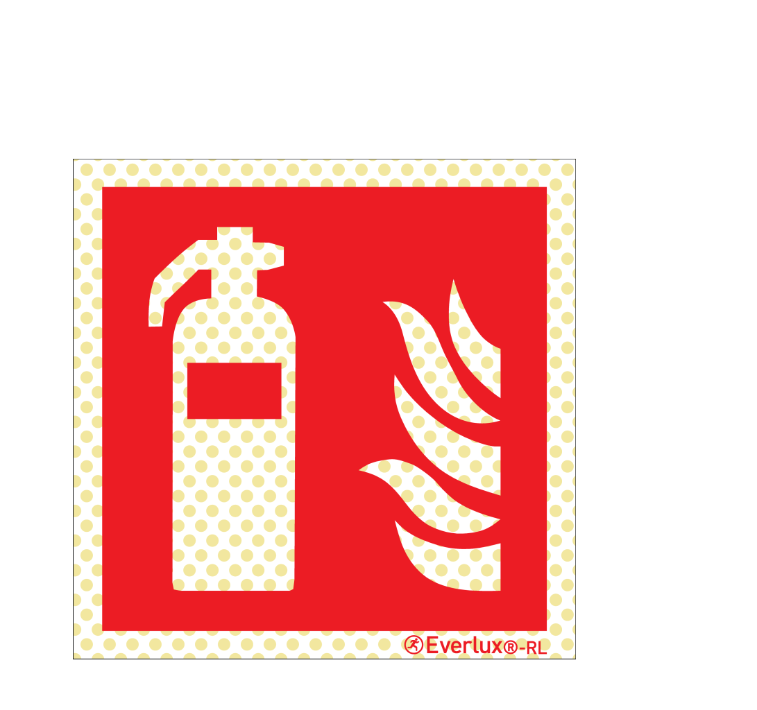 Brandschutzzeichen Reflektierend