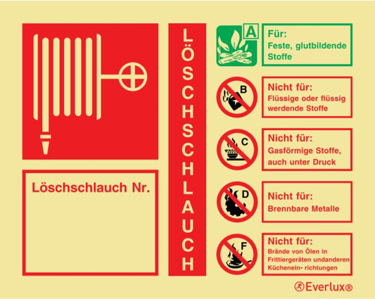 Löschmittel Nasslöschposten 150x120mm